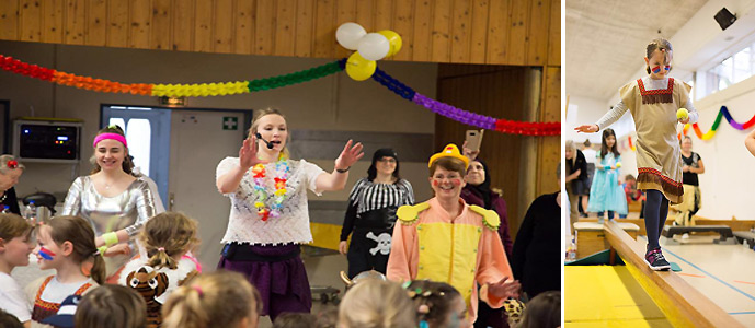 Kinderkarneval Kids aktiv beim BTB