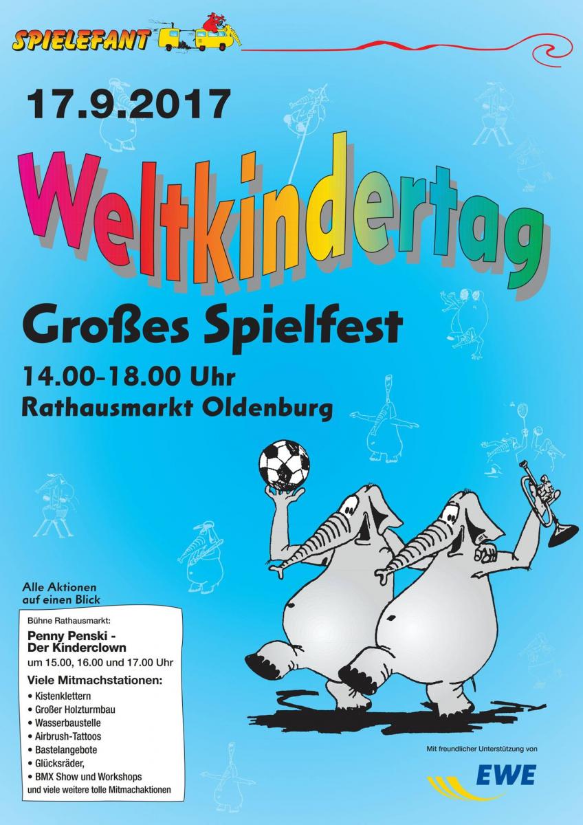 Wasserbaustelle auf Weltkindertag